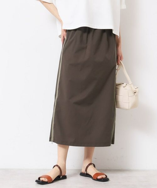 Dessin / デッサン ロング・マキシ丈スカート | 【撥水・洗える】サイドジップ付きIラインスカート | 詳細5