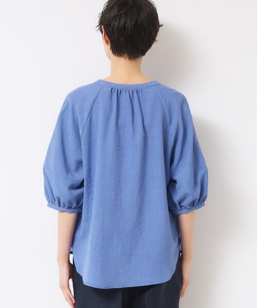 Dessin / デッサン シャツ・ブラウス | 【洗える】スキッパ―五分袖ブラウス(XS~L) | 詳細21