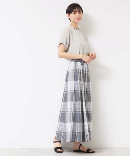 Dessin / デッサン シャツ・ブラウス | 【洗える】バンドカラー袖ギャザーブラウス | 詳細3