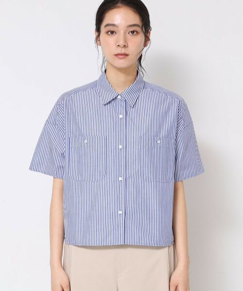 Dessin / デッサン シャツ・ブラウス | 【洗える】クロップド丈シャツ(XS~L) | 詳細13