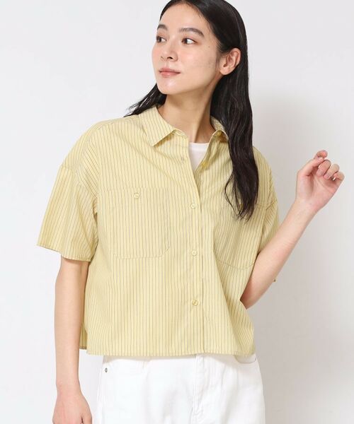 Dessin / デッサン シャツ・ブラウス | 【洗える】クロップド丈シャツ(XS~L) | 詳細2