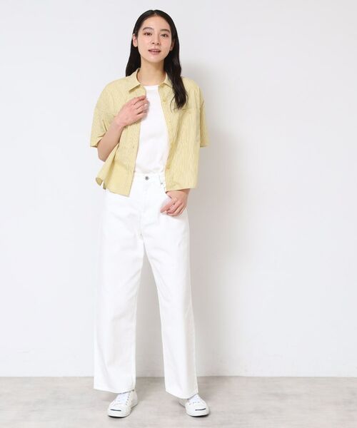 Dessin / デッサン シャツ・ブラウス | 【洗える】クロップド丈シャツ(XS~L) | 詳細3