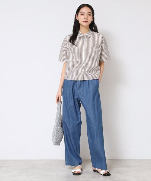 Dessin / デッサン シャツ・ブラウス | 【洗える】クロップド丈シャツ(XS~L) | 詳細7