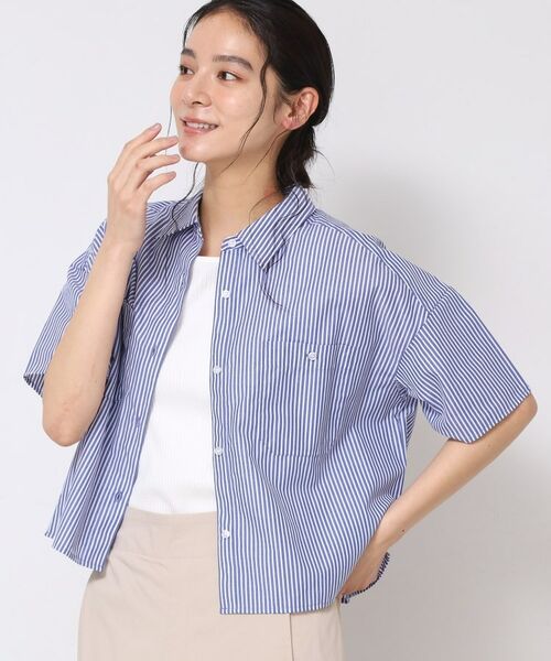 Dessin / デッサン シャツ・ブラウス | 【洗える】クロップド丈シャツ(XS~L) | 詳細9