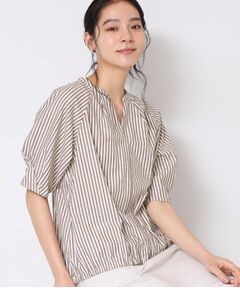 Dessin / デッサン シャツ・ブラウス | 【洗える・4サイズ展開】パフスリーブ五分袖ブラウス（XS～L）