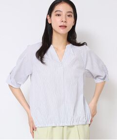 刺しゅう入りピンタックブラウス （シャツ・ブラウス