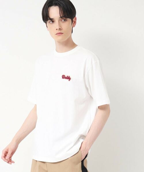 Dessin / デッサン Tシャツ | 【洗える】ワンポイント刺繍入りTシャツ | 詳細1