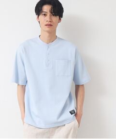 トップス TakayoshiH JACQUARD JERSEY HIGH NECK CRUNCHED SIDE T(S Black): Vintage