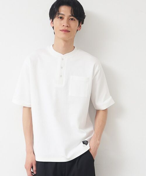 Dessin / デッサン カットソー | 【洗える】ヘンリーネックTシャツ | 詳細1