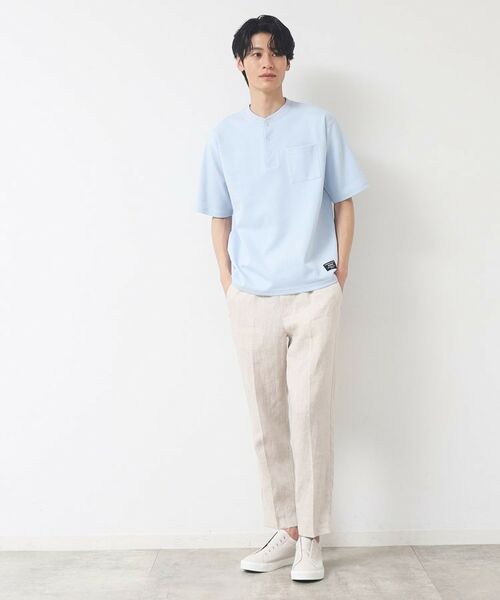 Dessin / デッサン カットソー | 【洗える】ヘンリーネックTシャツ | 詳細11