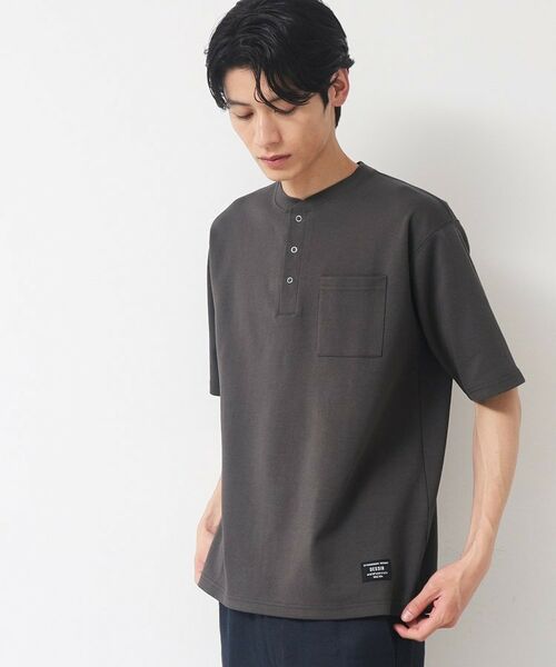 Dessin / デッサン カットソー | 【洗える】ヘンリーネックTシャツ | 詳細5