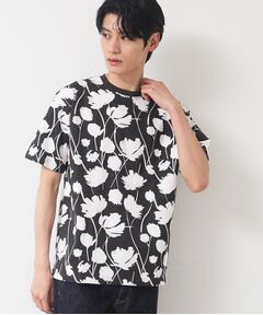 Dessin / デッサン Tシャツ | 【リンクコーデ・洗える】フラワープリントTシャツ