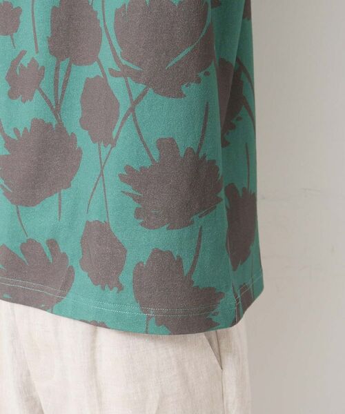 Dessin / デッサン Tシャツ | 【リンクコーデ・洗える】フラワープリントTシャツ | 詳細14