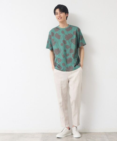 Dessin / デッサン Tシャツ | 【リンクコーデ・洗える】フラワープリントTシャツ | 詳細6