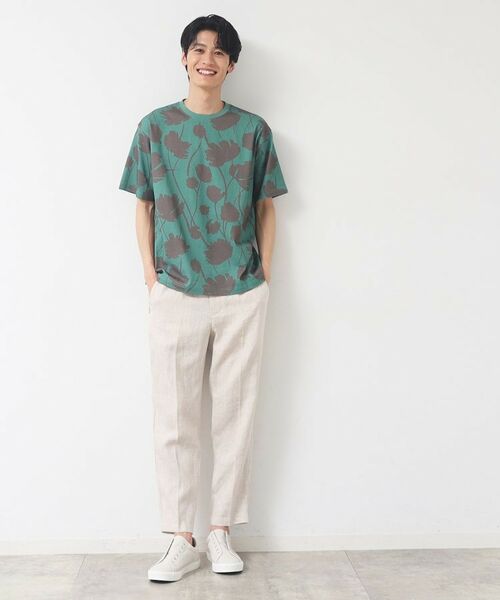 Dessin / デッサン Tシャツ | 【リンクコーデ・洗える】フラワープリントTシャツ | 詳細7