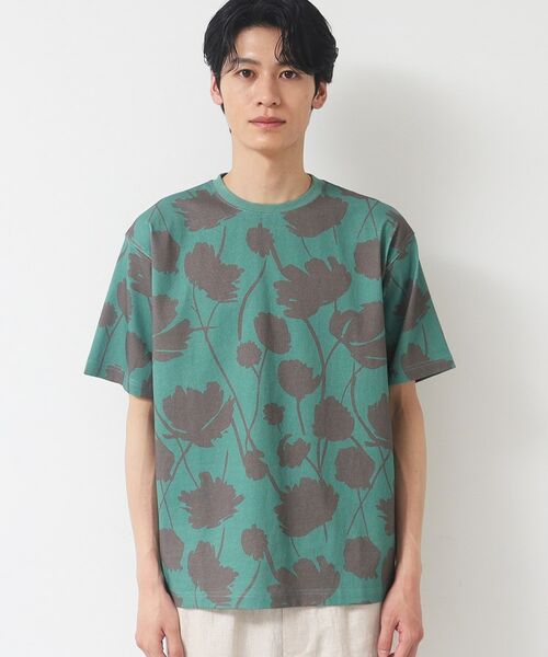 Dessin / デッサン Tシャツ | 【リンクコーデ・洗える】フラワープリントTシャツ | 詳細9