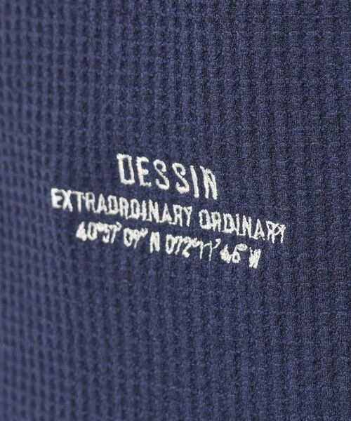 Dessin / デッサン カットソー | 【洗える】ワッフルロングスリーブTシャツ | 詳細12