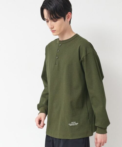 Dessin / デッサン カットソー | 【洗える】ワッフルロングスリーブTシャツ | 詳細6