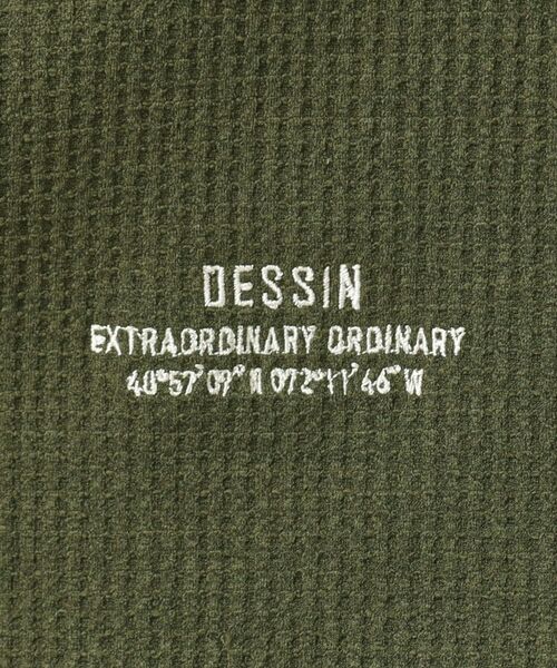 Dessin / デッサン カットソー | 【洗える】ワッフルロングスリーブTシャツ | 詳細8