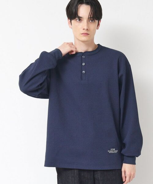 Dessin / デッサン カットソー | 【洗える】ワッフルロングスリーブTシャツ | 詳細9