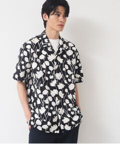 Dessin / デッサン シャツ・ブラウス | 【洗える】フラワープリント開襟シャツ