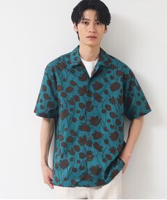 Dessin / デッサン シャツ・ブラウス | 【洗える】フラワープリント開襟シャツ