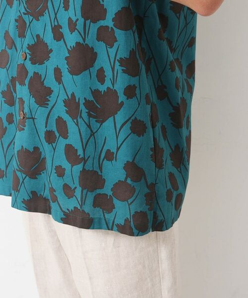 Dessin / デッサン シャツ・ブラウス | 【洗える】フラワープリント開襟シャツ | 詳細14