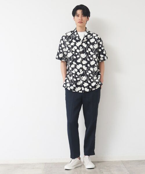 Dessin / デッサン シャツ・ブラウス | 【洗える】フラワープリント開襟シャツ | 詳細2