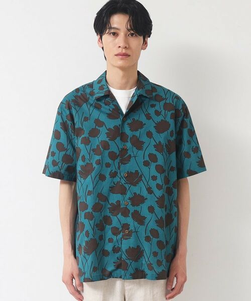 Dessin / デッサン シャツ・ブラウス | 【洗える】フラワープリント開襟シャツ | 詳細9