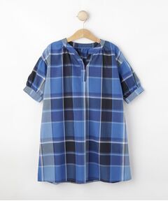 Dessin / デッサン ミニ丈・ひざ丈ワンピース | 【リンクコーデ】ガーゼチェックワンピース