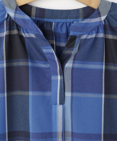 Dessin / デッサン ミニ丈・ひざ丈ワンピース | 【リンクコーデ】ガーゼチェックワンピース | 詳細3