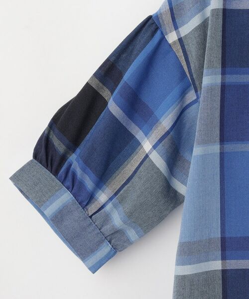 Dessin / デッサン ミニ丈・ひざ丈ワンピース | 【リンクコーデ】ガーゼチェックワンピース | 詳細4