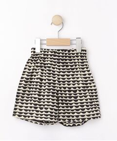 Dessin / デッサン ショート・ハーフ・半端丈パンツ | 【リンクコーデ・ウエストゴム】ウエーブプリントコットンパンツ