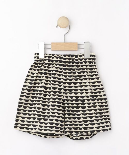 Dessin / デッサン ショート・ハーフ・半端丈パンツ | 【リンクコーデ・ウエストゴム】ウエーブプリントコットンパンツ | 詳細1
