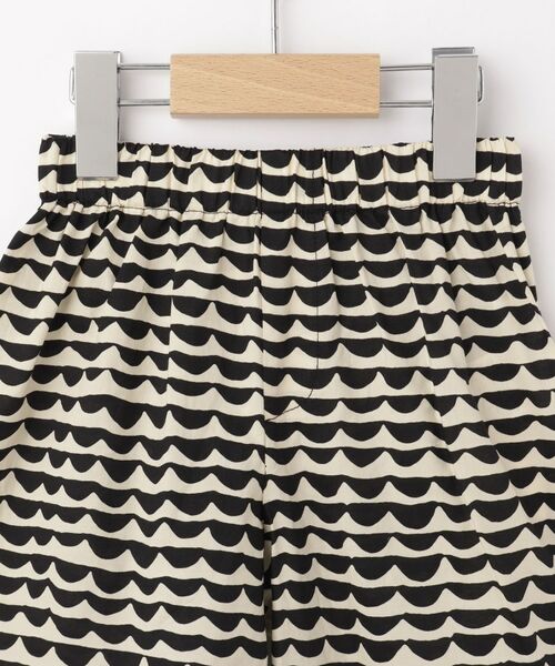 Dessin / デッサン ショート・ハーフ・半端丈パンツ | 【リンクコーデ・ウエストゴム】ウエーブプリントコットンパンツ | 詳細3