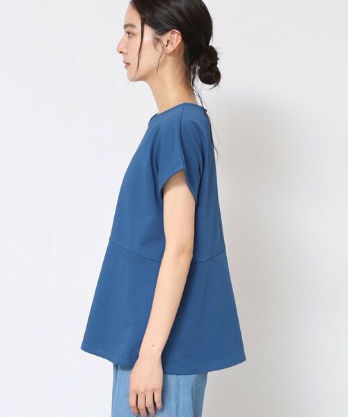 Dessin / デッサン カットソー | ◆【洗える】ペプラムチュニックカットソー(XS~L) | 詳細14