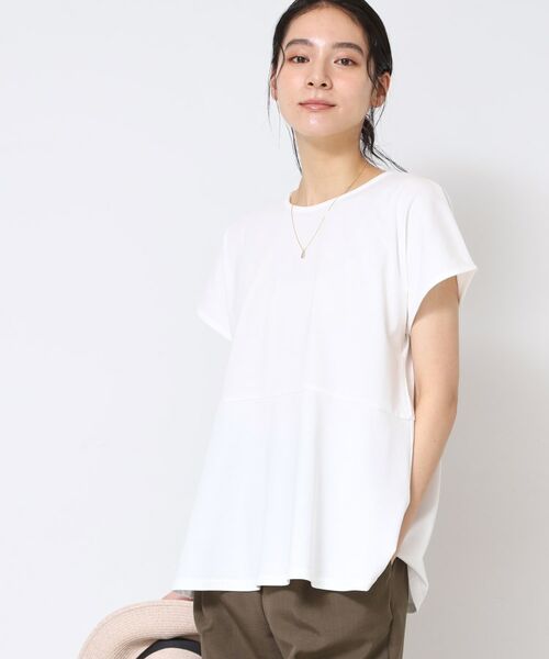 Dessin / デッサン カットソー | ◆【洗える】ペプラムチュニックカットソー(XS~L) | 詳細2