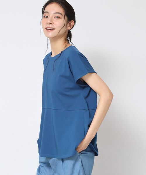 Dessin / デッサン カットソー | ◆【洗える】ペプラムチュニックカットソー(XS~L) | 詳細9