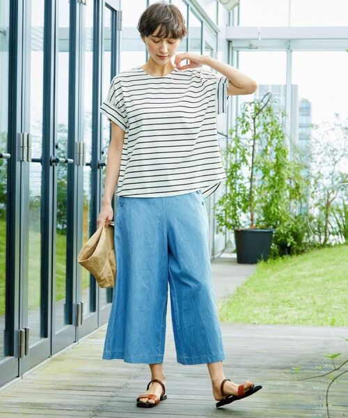 Dessin / デッサン カットソー | 【洗える】袖タックデザインカットソー | 詳細15