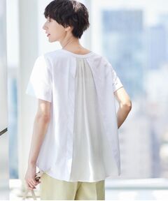 Dessin / デッサン カットソー | 【洗える】バックプリーツデザインカットソー