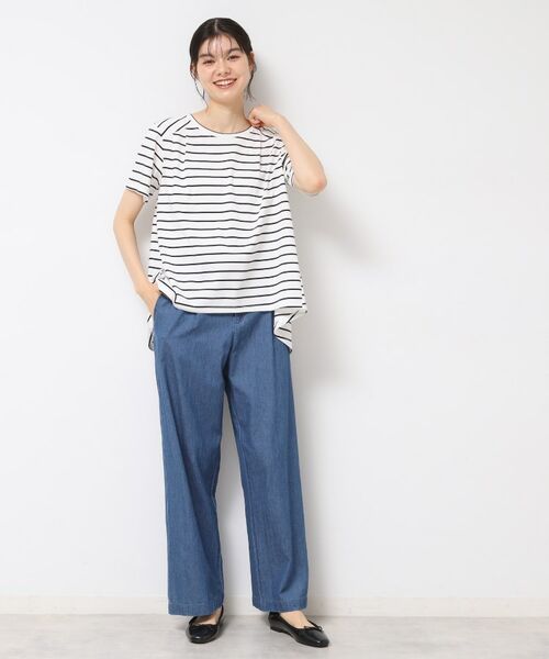 Dessin / デッサン カットソー | 【洗える】バックプリーツデザインカットソー | 詳細17