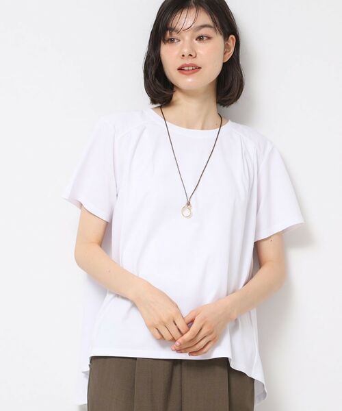 Dessin / デッサン カットソー | 【洗える】バックプリーツデザインカットソー | 詳細3