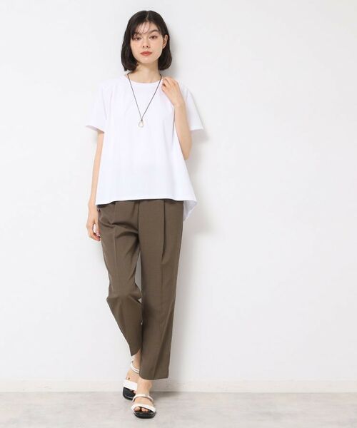 Dessin / デッサン カットソー | 【洗える】バックプリーツデザインカットソー | 詳細4