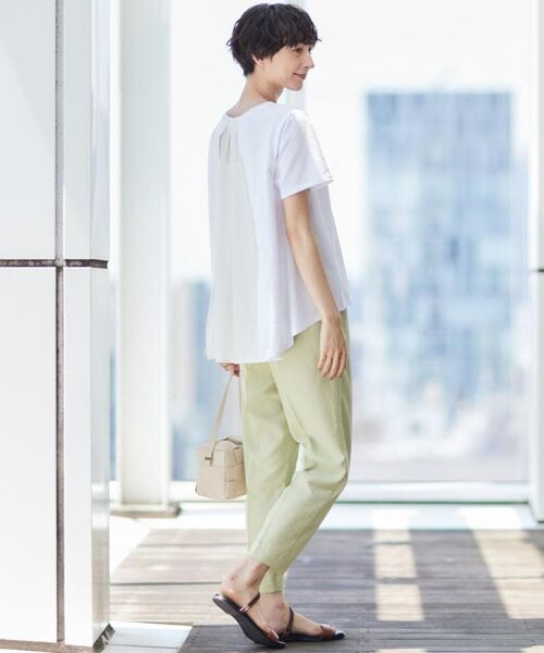 Dessin / デッサン カットソー | 【洗える】バックプリーツデザインカットソー | 詳細9