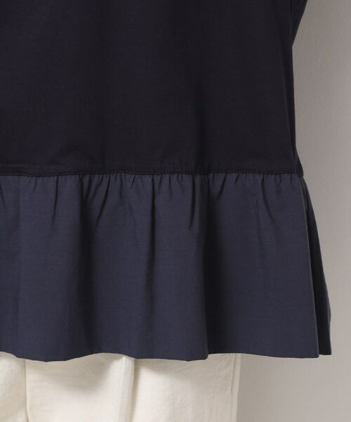 Dessin / デッサン カットソー | ◆【洗える】ラッフルドッキングカットソー | 詳細19