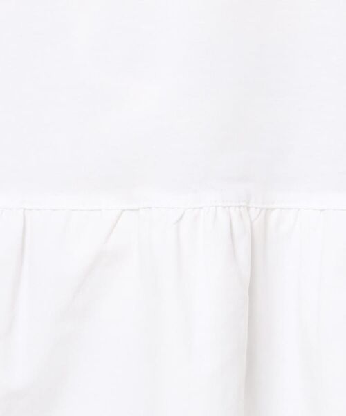 Dessin / デッサン カットソー | ◆【洗える】ラッフルドッキングカットソー | 詳細4