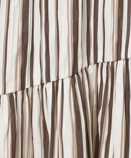 Dessin / デッサン ロング・マキシ丈スカート | ◆【ウエストゴム・洗える】ストライプ柄切り替えスカート | 詳細12