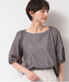 Dessin / デッサン シャツ・ブラウス | 【洗える】バッグギャザー入り五分袖ボリュームブラウス