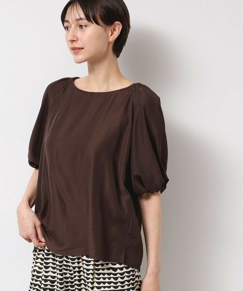 Dessin / デッサン シャツ・ブラウス | 【洗える】バッグギャザー入り五分袖ボリュームブラウス | 詳細10