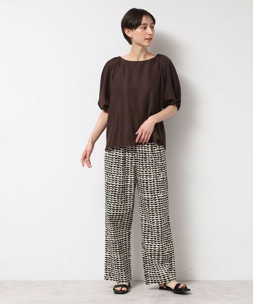 Dessin / デッサン シャツ・ブラウス | 【洗える】バッグギャザー入り五分袖ボリュームブラウス | 詳細11